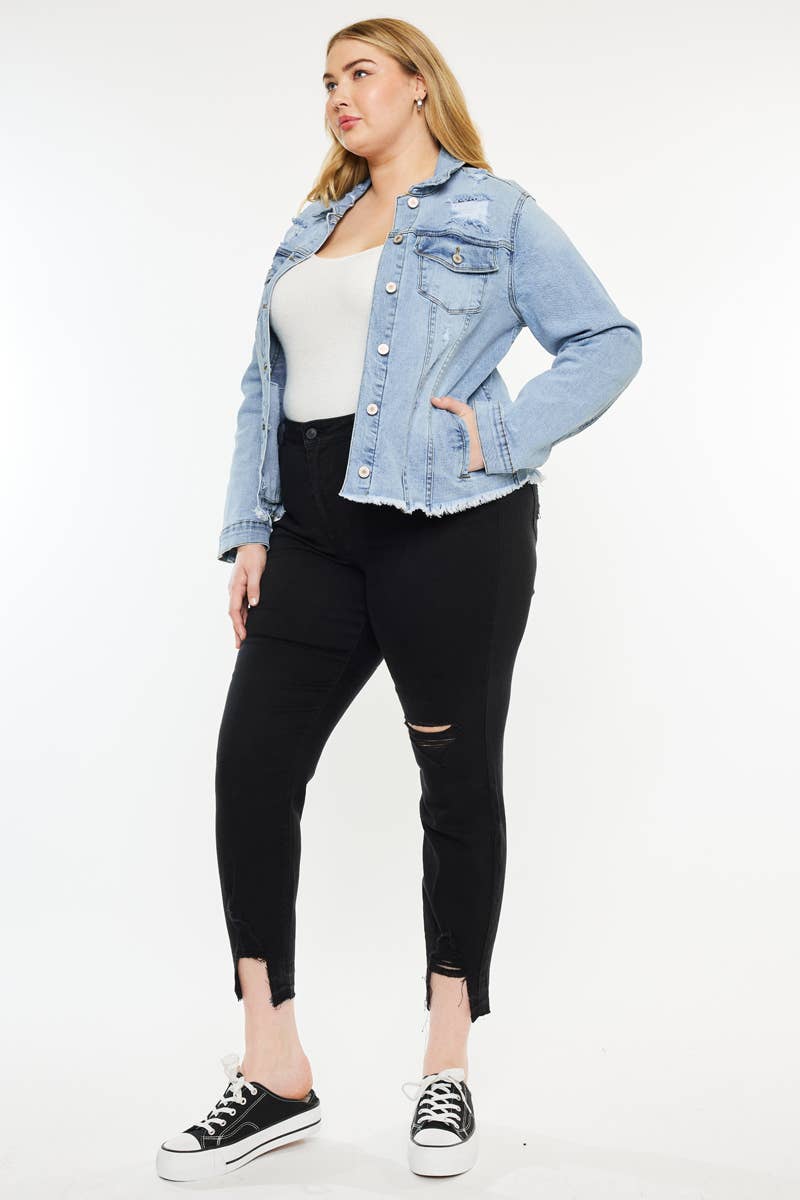 Plus Zoey Denim Jacket